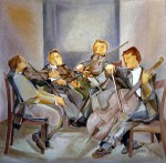 © S. Blumin, Quartet, signed, unframed author's print of oil painting, 1987 (click to enlarge) © S. Blumin, Quartet, signed, unframed author's print of oil painting, 1987 (click to enlarge)